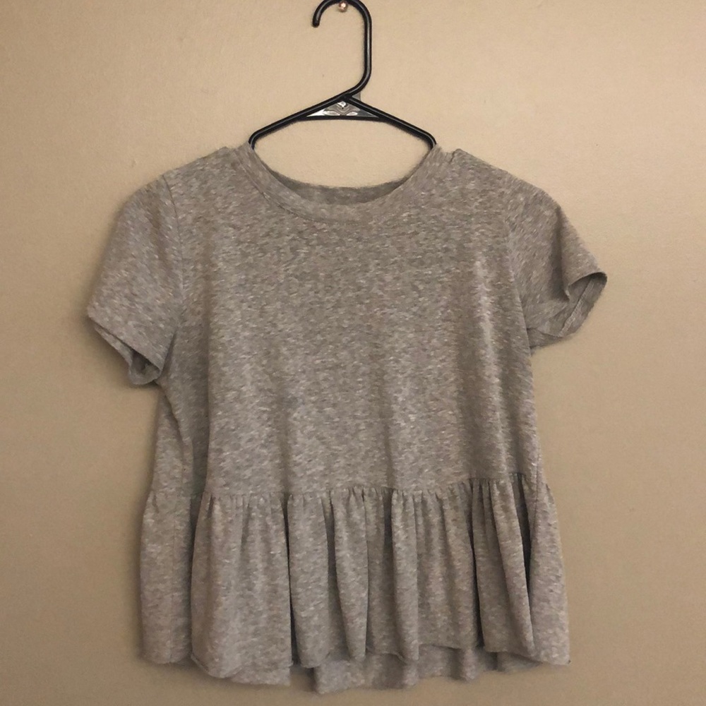 Forever 21 Grey Crop Top